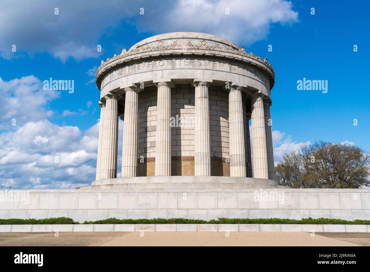 The large building at George Rogers Clark Park Stock Photo
