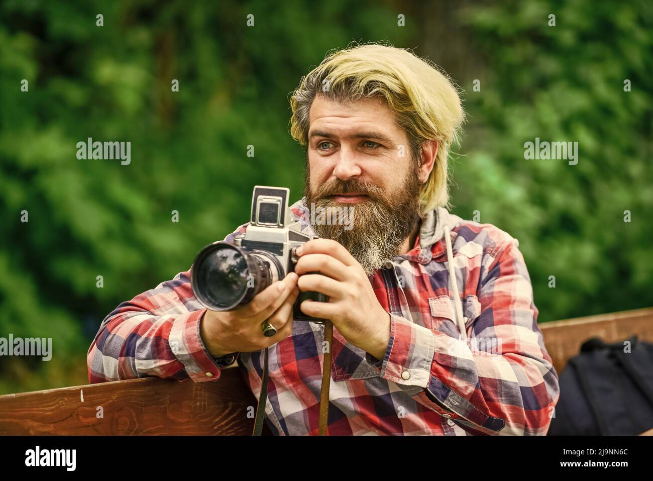 Time to relax. paparazzi use digital camera. Photo shoot session