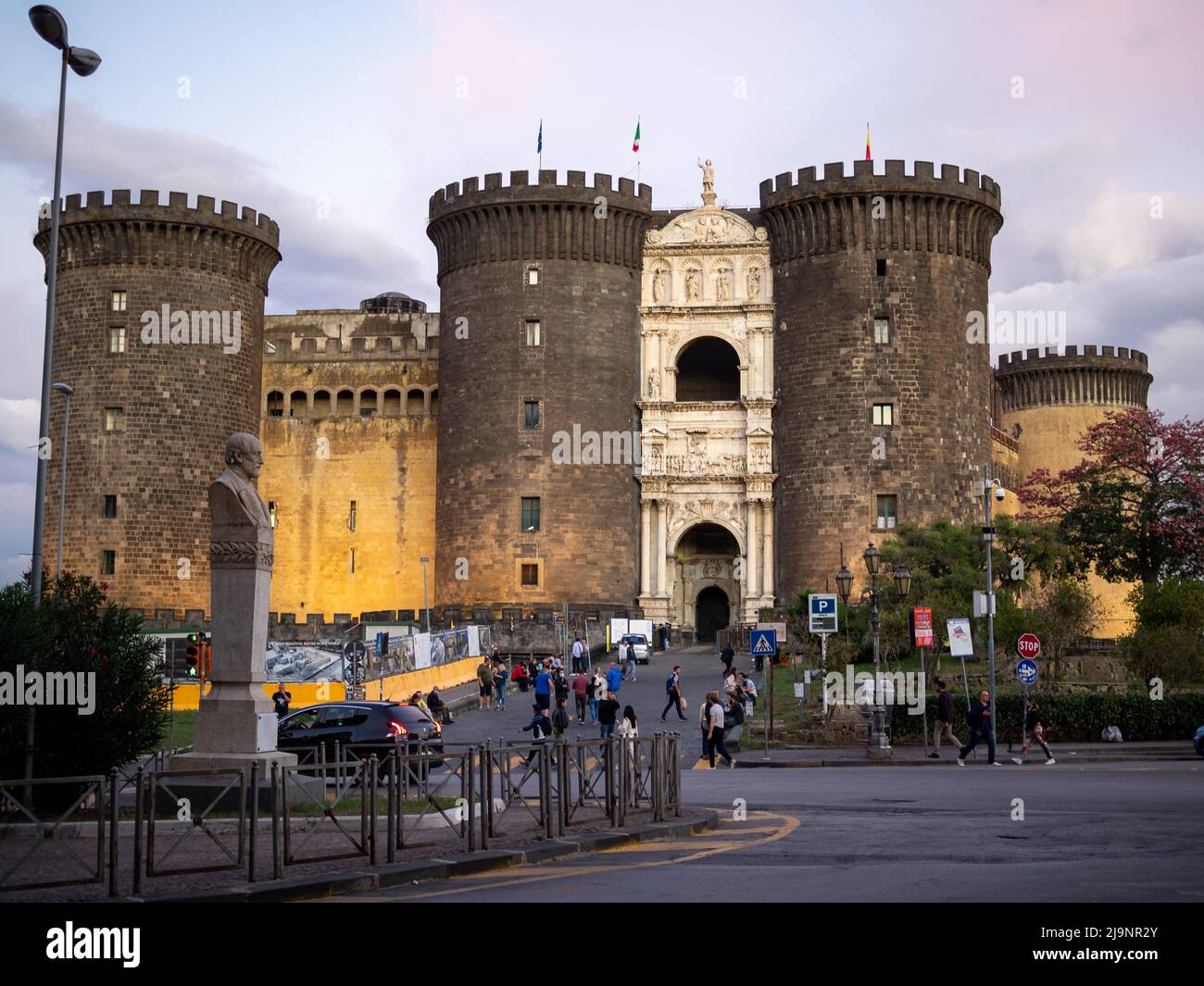 Castel Nuovo, Naples Stock Photo