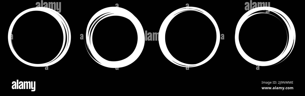 Small Circle Random Random circles, rings circular element. Stock vector illustration, clip ...