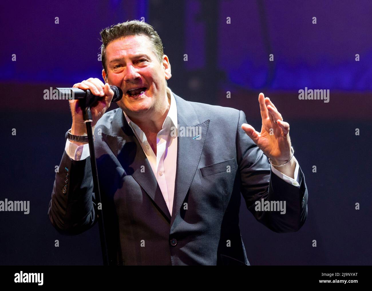 Edinburgh UK 24th May 2022 Tony Hadley Perform Live At The edinburgh-uk-24th-may-2022-tony-hadley-perform-live-at-the