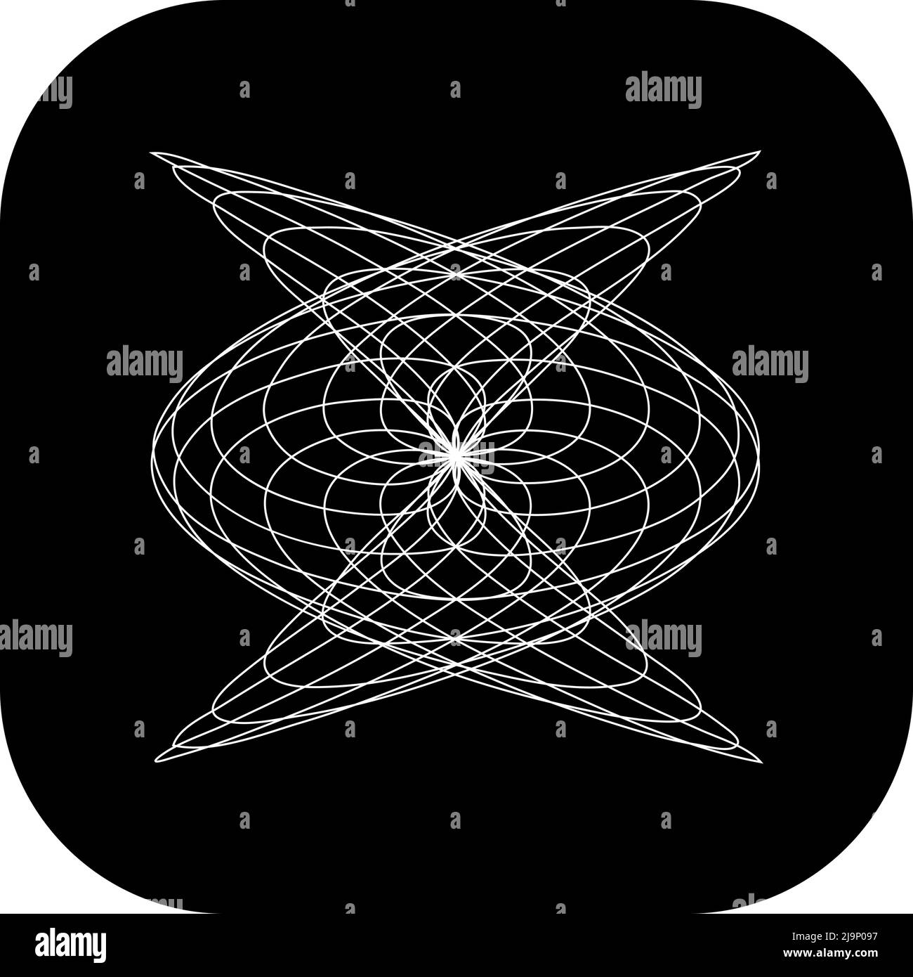Abstract line drawing, line art formation, structure . Stock vector ...