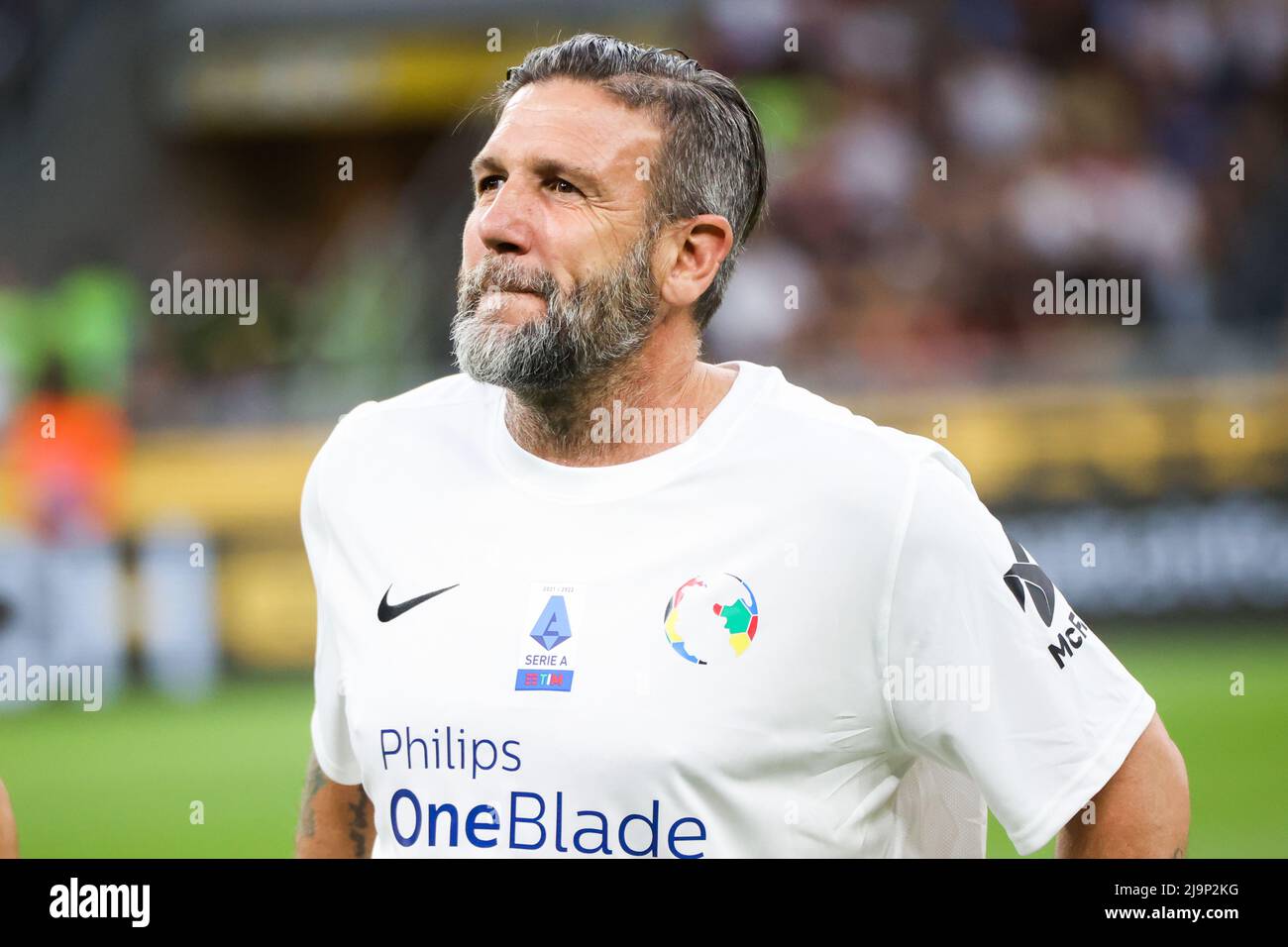 Vincent Candela is seen at Integration Heroes match held in Giuseppe