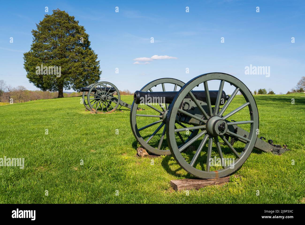 Weaponery at Mill Springs Battlefield Stock Photo