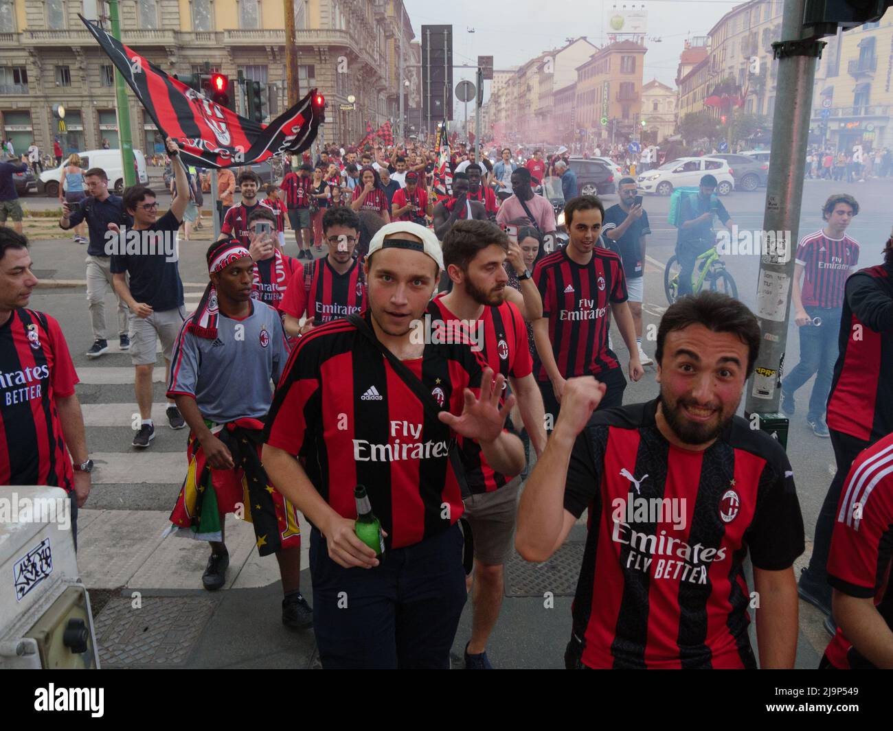 Ac milan fans celebrate after hi-res stock photography and images - Page 2  - Alamy