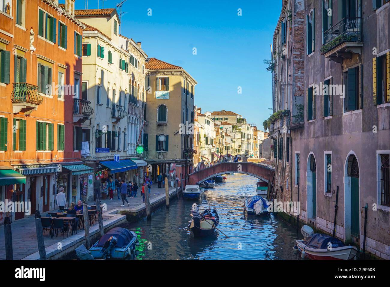 Cannaregio district in Venice Stock Photo