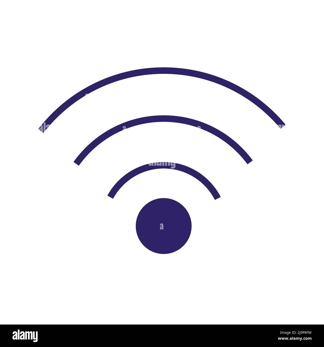 WIFI icon. WIFI symbol. on white background Stock Vector