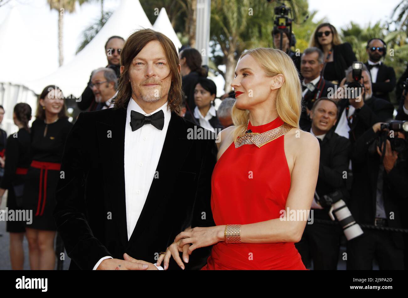 Diane Kruger Shines on Cannes Red Carpet at Closing Ceremony with Norman  Reedus!, 2022 Cannes Film Festival, Diane Kruger, Norman Reedus