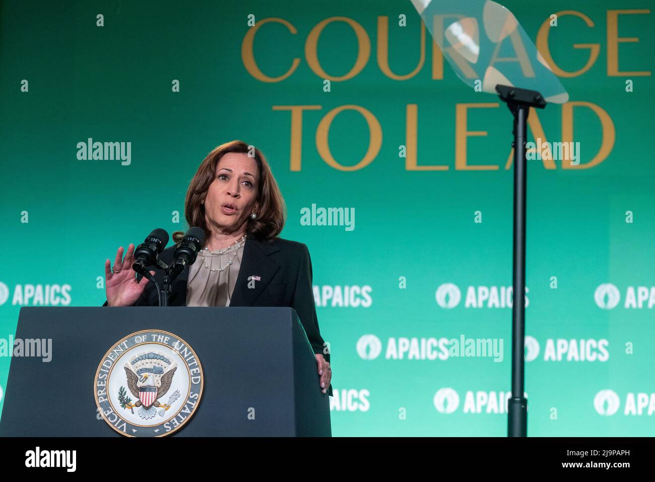 US Vice President Kamala Harris Delivers Remarks About The Mass ...