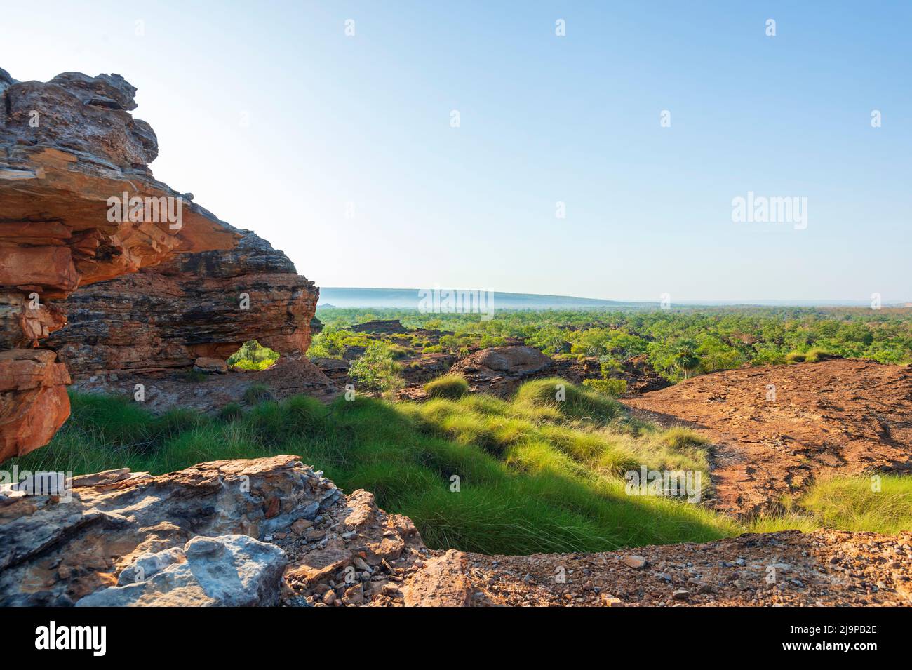 Scenic view of Keep River National Park, a popular tourist destination, Northern Territory, NT, Australia Stock Photo