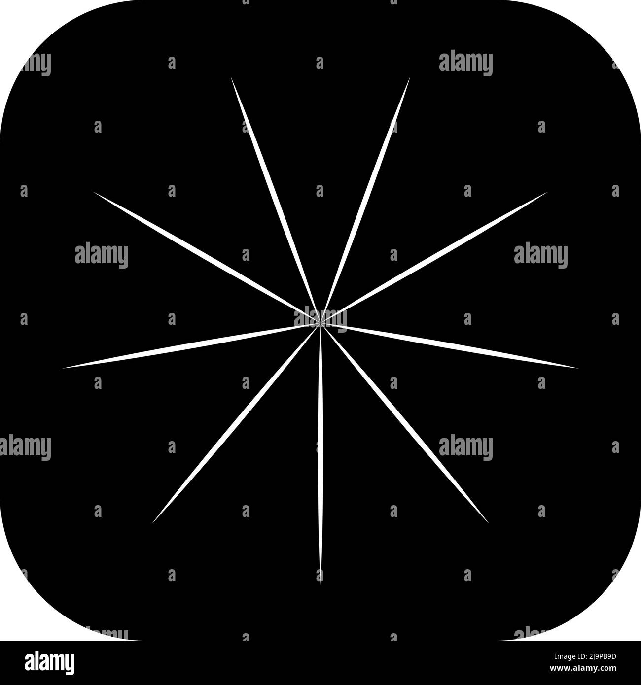 Converging radial, circular lines element. Stock vector illustration