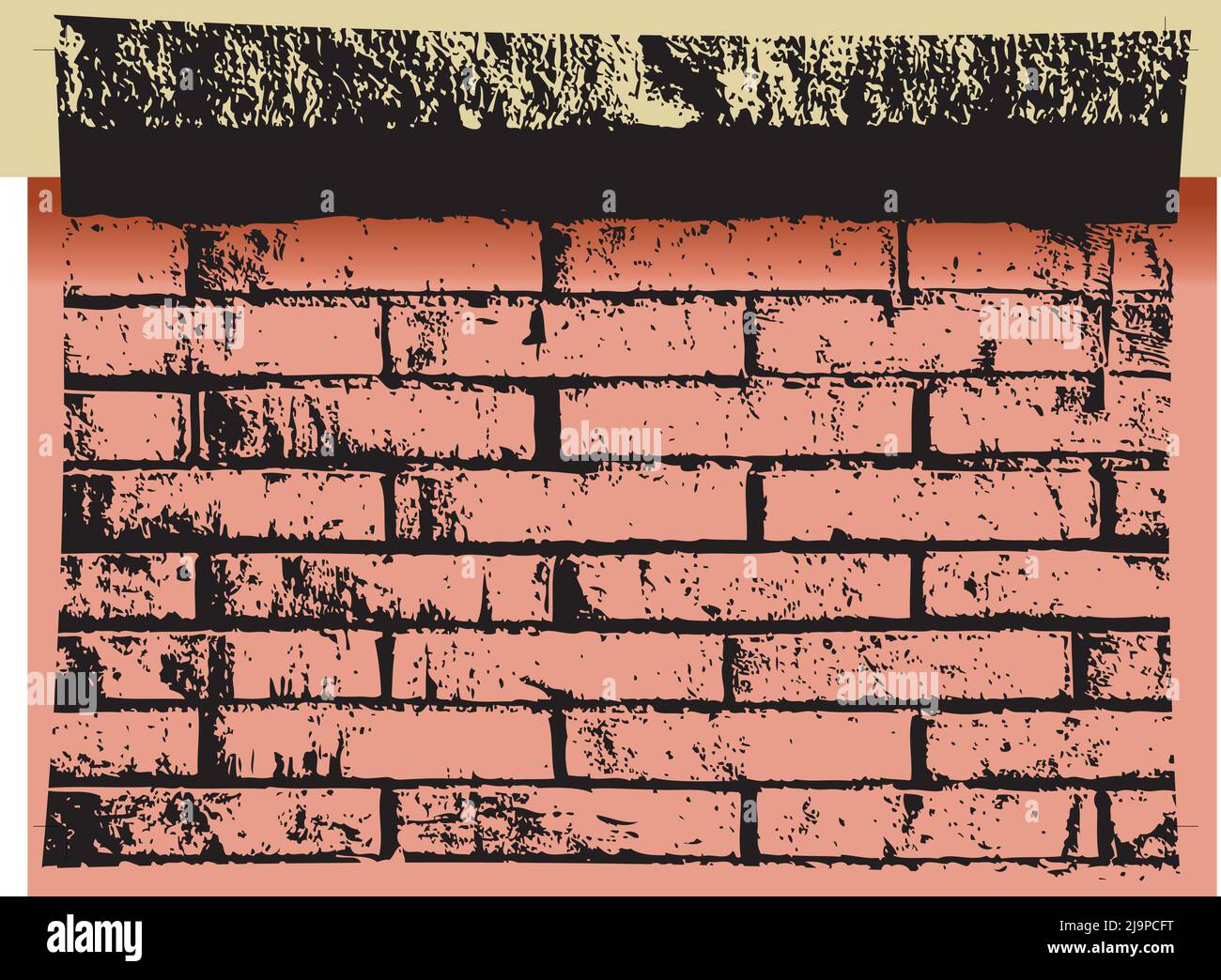 Brick wall, background vector illustration Stock Vector Image & Art Alamy