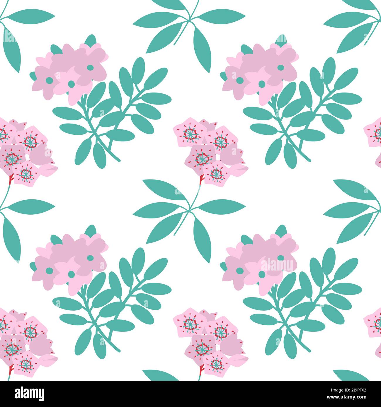 Azalea flower vector vectors hi-res stock photography and images - Alamy