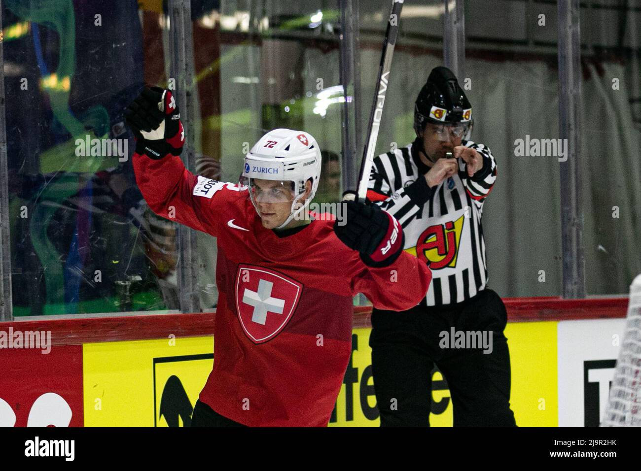 Ice Hall, Helsinki, Finland, May 24, 2022, GOAL EGLI Dominik