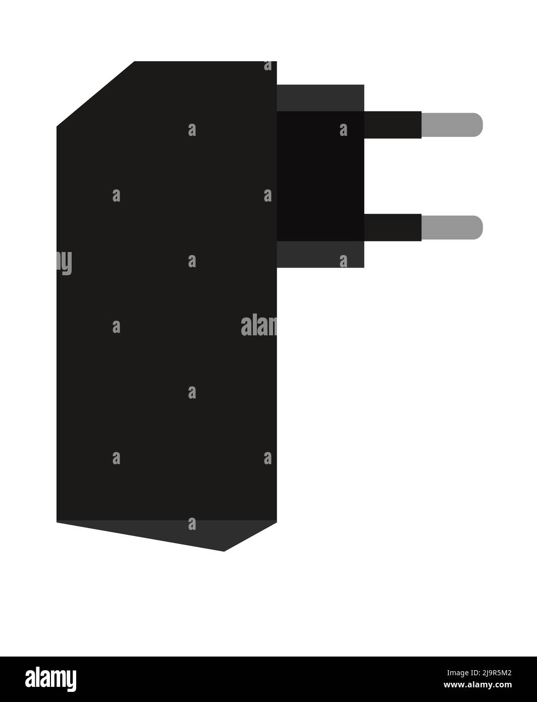 Charger. Power supply for electrical appliances. Electrical plug with ...