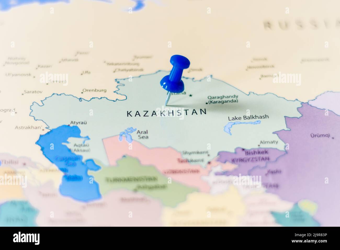 Lake Balkhash World Map