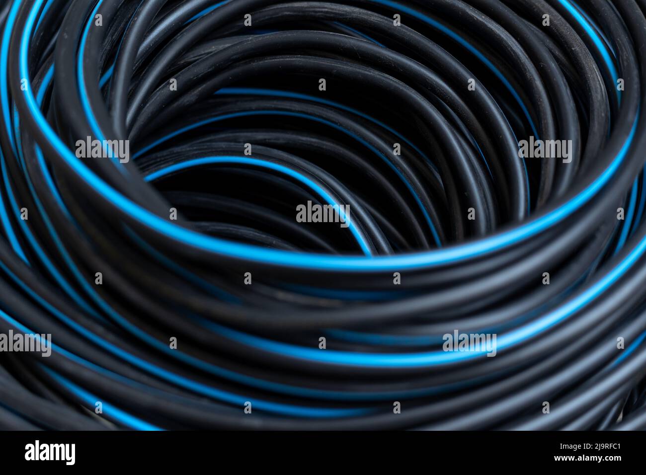 Electrical installation material, wires and cables for an electrical