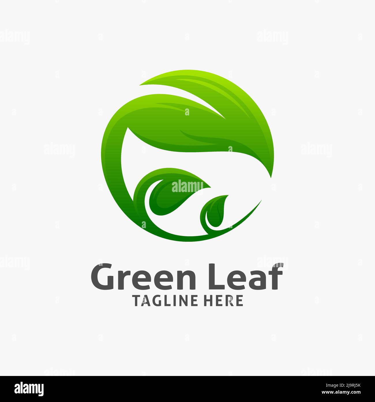 Nature leaf logo design Stock Vector Image & Art - Alamy