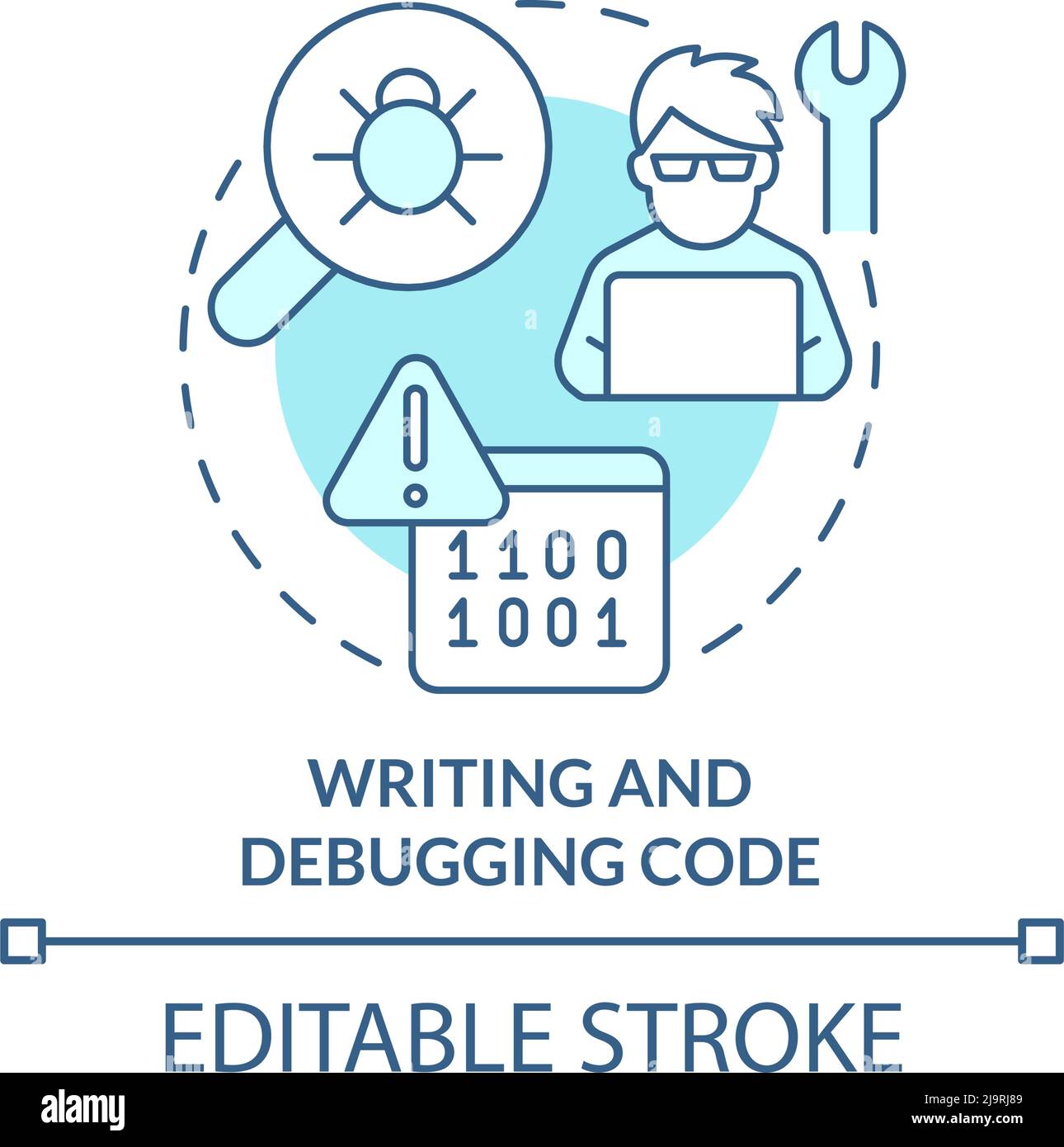 Debug code logo hi-res stock photography and images - Alamy