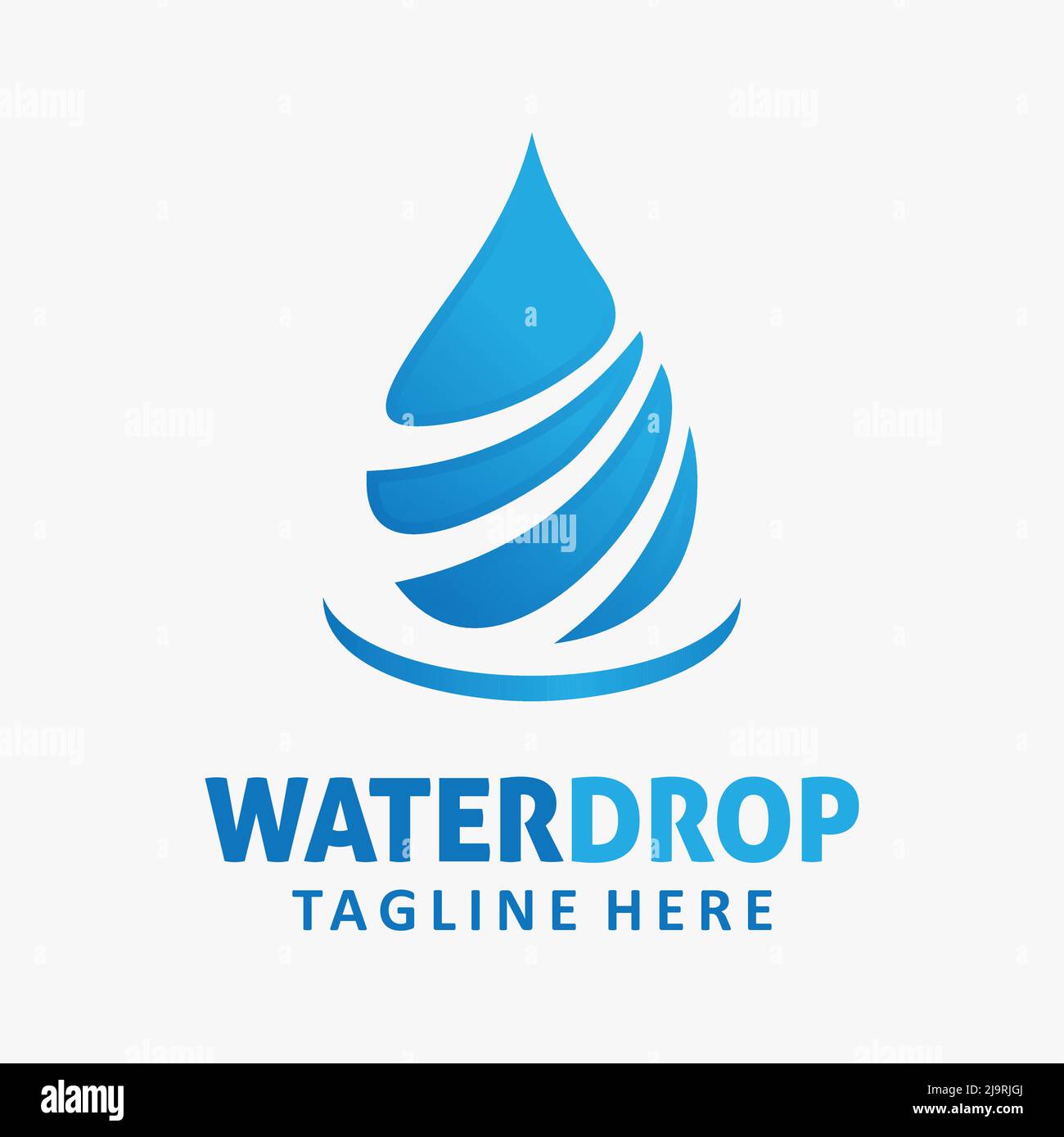 Abstract water drop logo design Stock Vector Image & Art Alamy