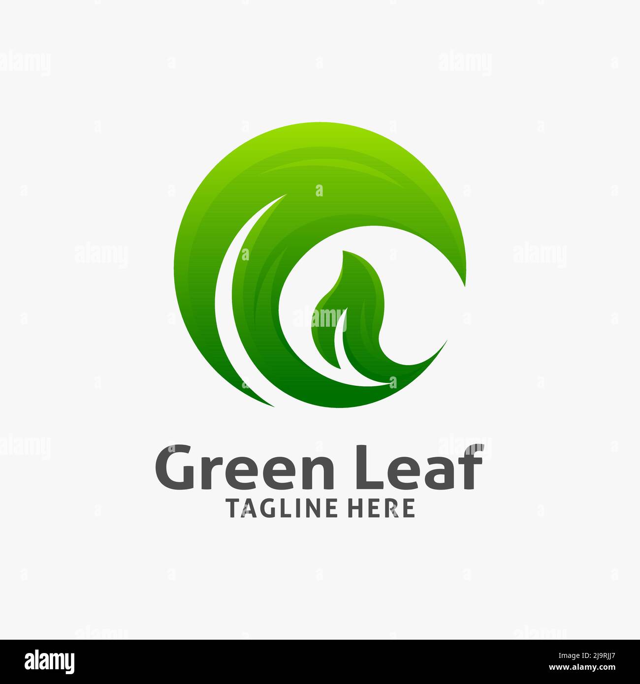 Nature leaf logo design Stock Vector Image & Art - Alamy