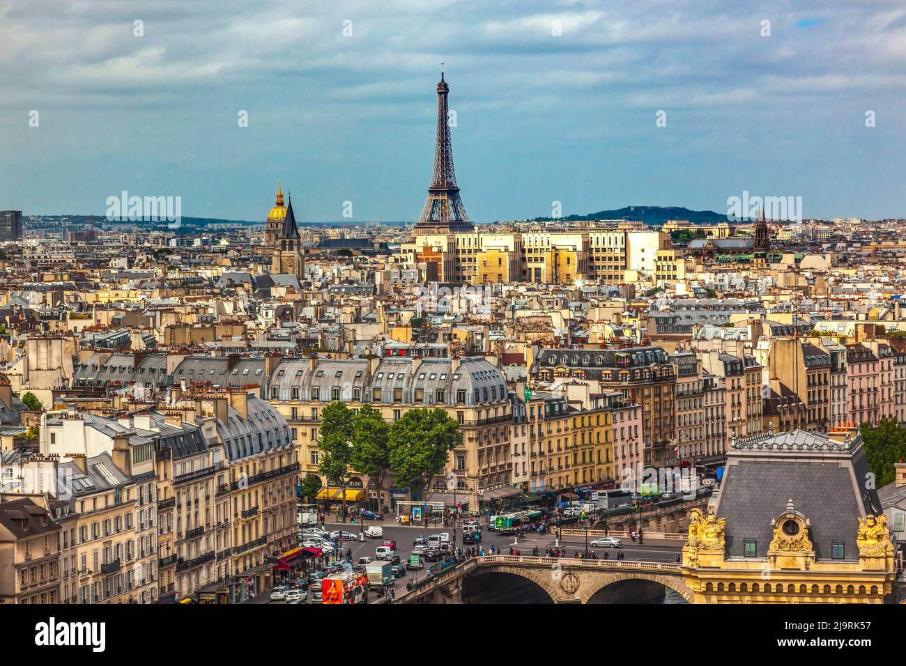 City Center, Paris, France. (Editorial Use Only Stock Photo Alamy