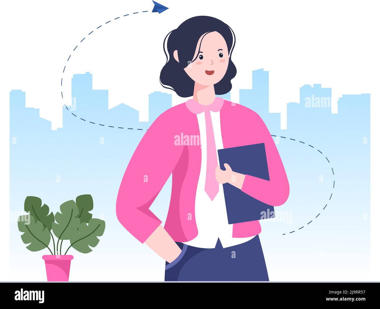 Office president interior business Stock Vector Images - Alamy