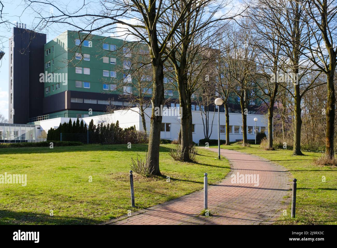 Hellmig Hospital, Clinic Westpjhalia, Knappschaft Clinic, Stock Photo