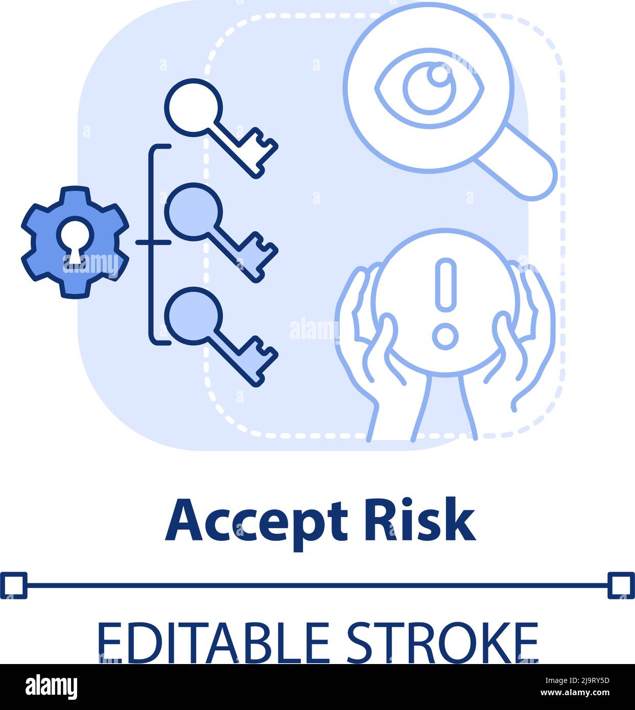 Risk acceptance Stock Vector Images - Alamy