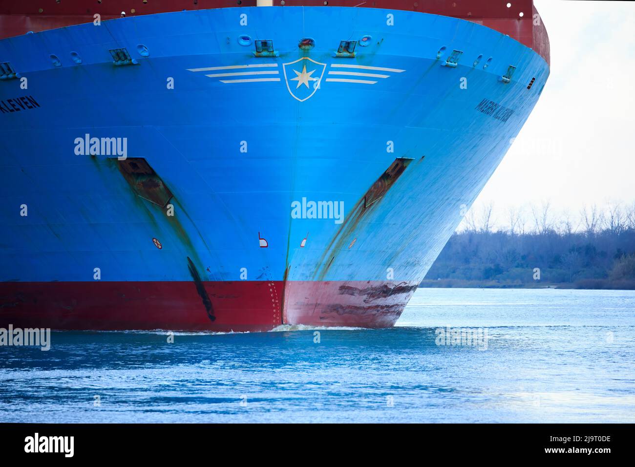 Ga Ship Examples USA, Georgia, Savannah. Ship leaving Savannah Harbor. (Editorial Use ...