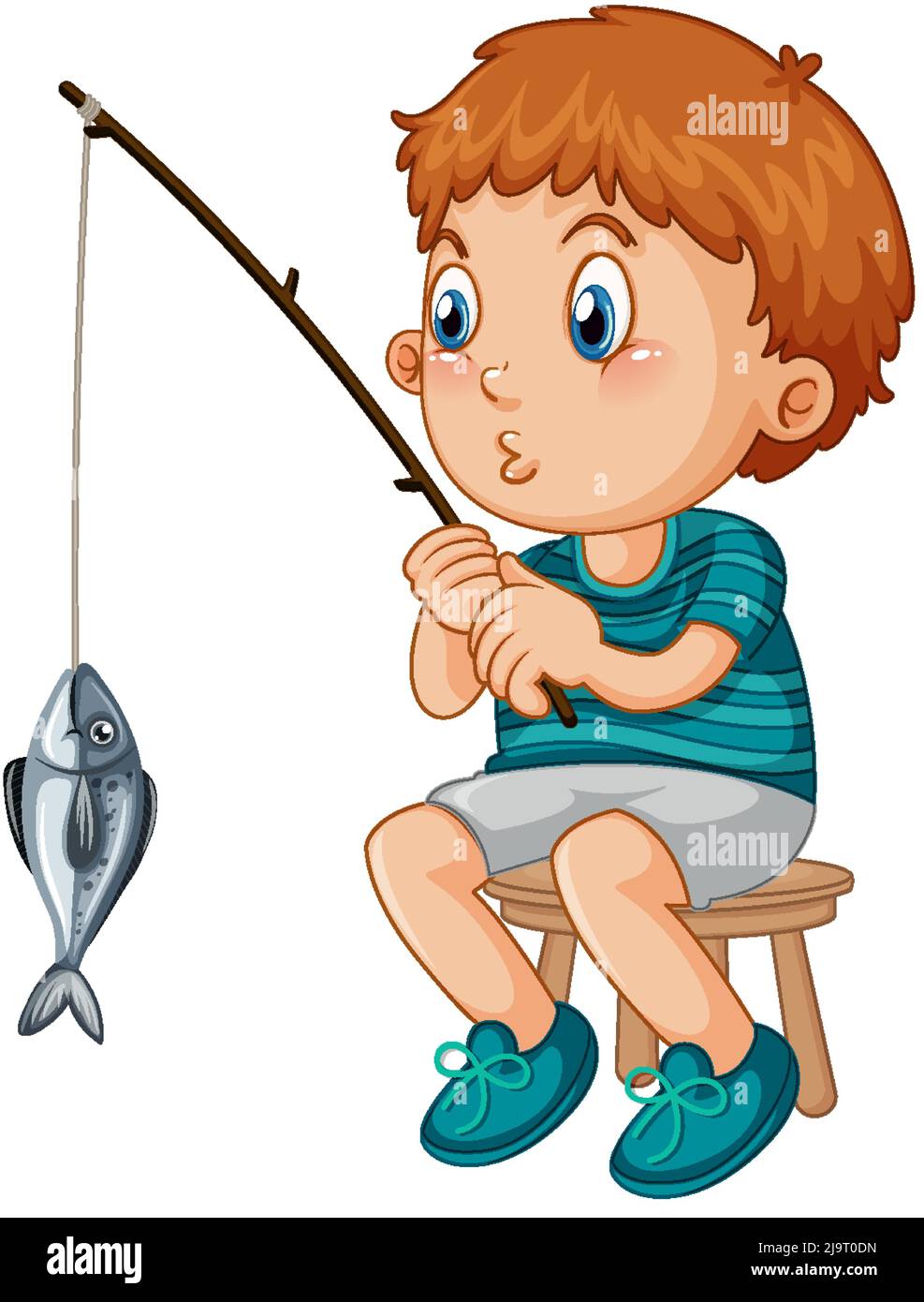Fishing with a smile Stock Vector Images - Page 2 - Alamy