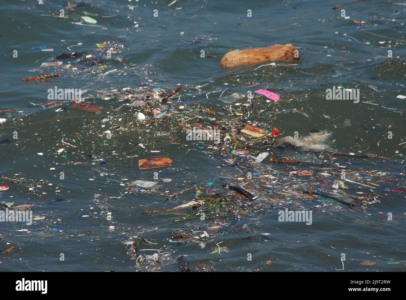 Pacific Ocean Pollution Stock Photo