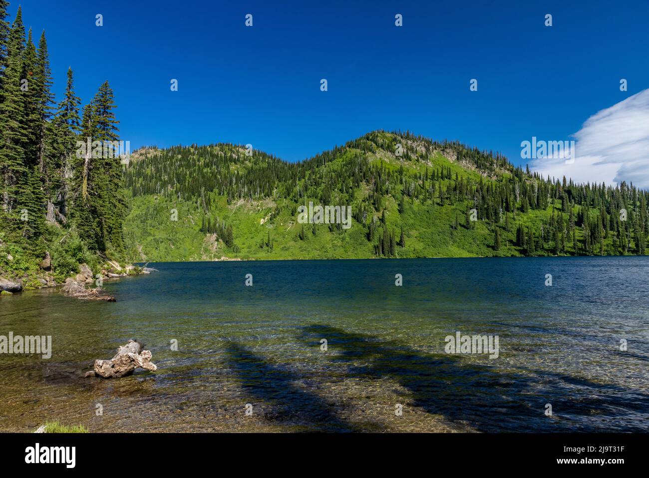 Wildcat Lake in the Jewel Basin Hiking Area of Flathead National Forest