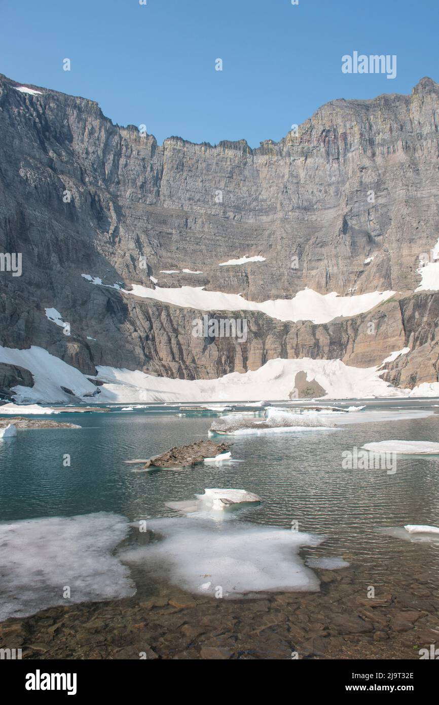 Iceberg Lake, Glacier National Park, Montana, USA Stock Photo Alamy