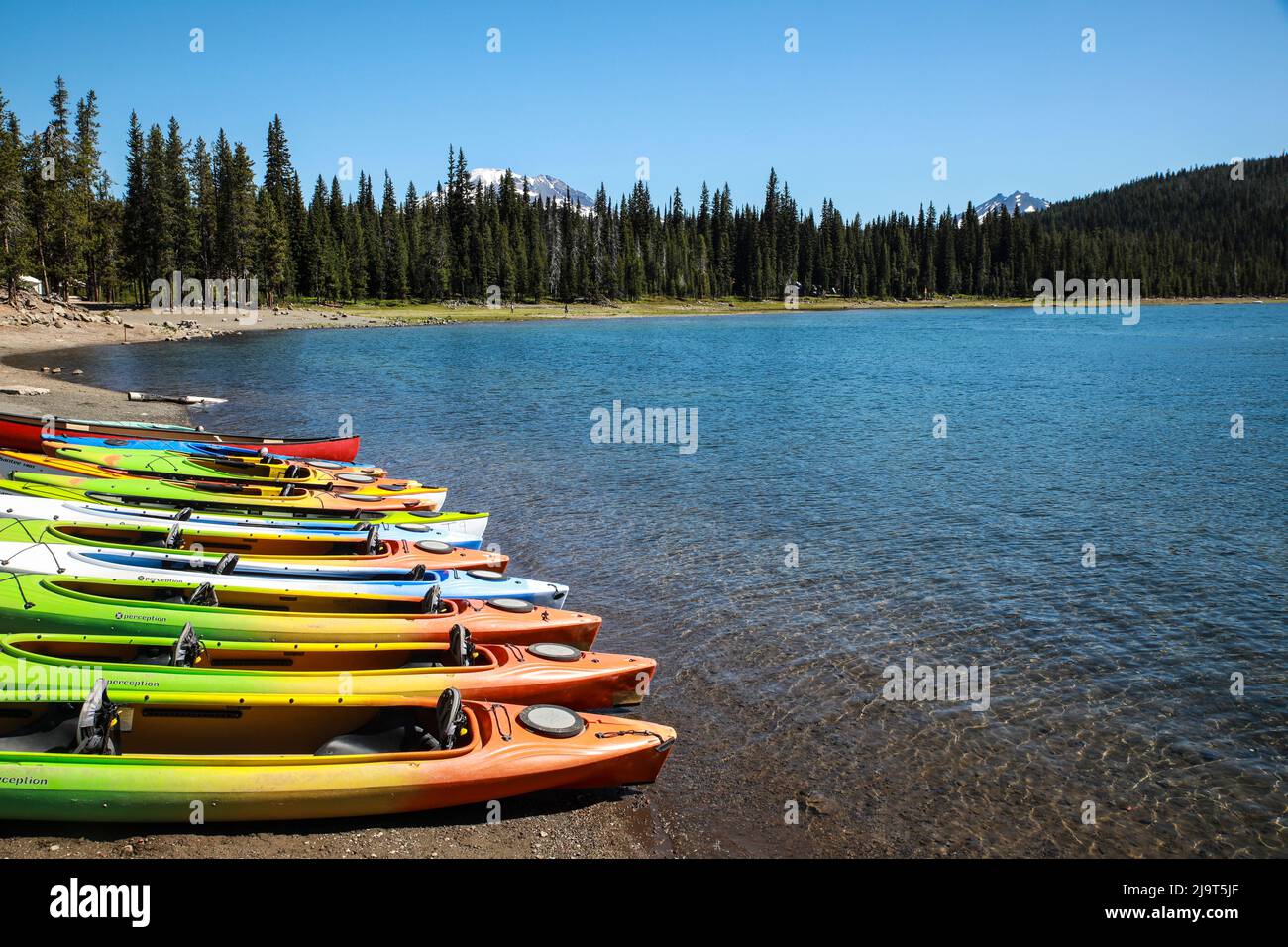 Bend, Oregon, USA. Kayaking Stock Photo Alamy