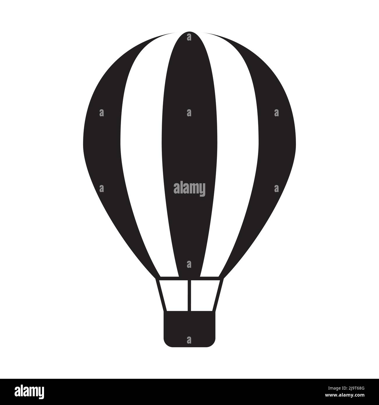 Hot air balloon icon vector for graphic design, logo, website, social ...
