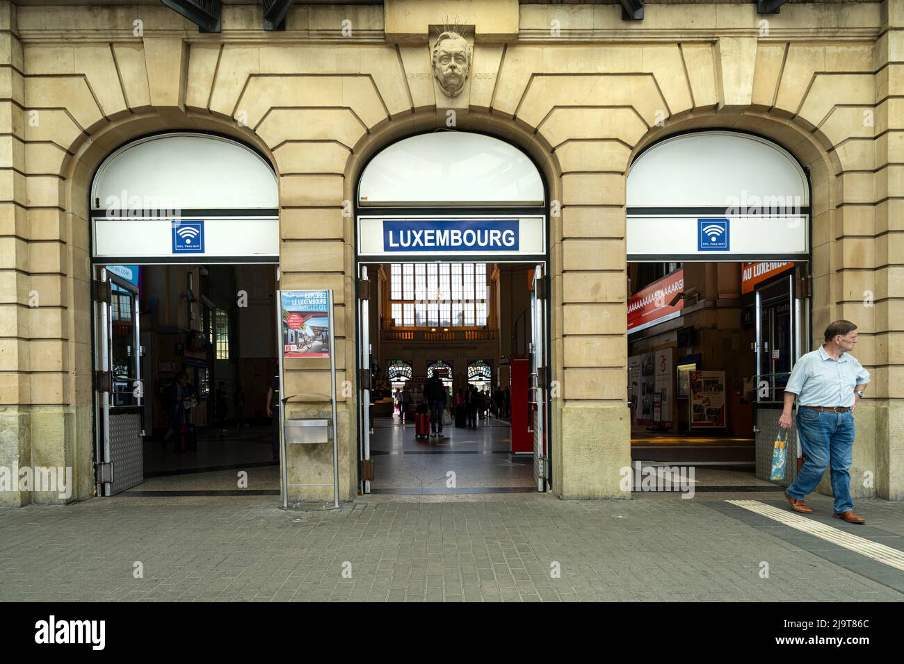 Luxembourg city, May 2022. view of