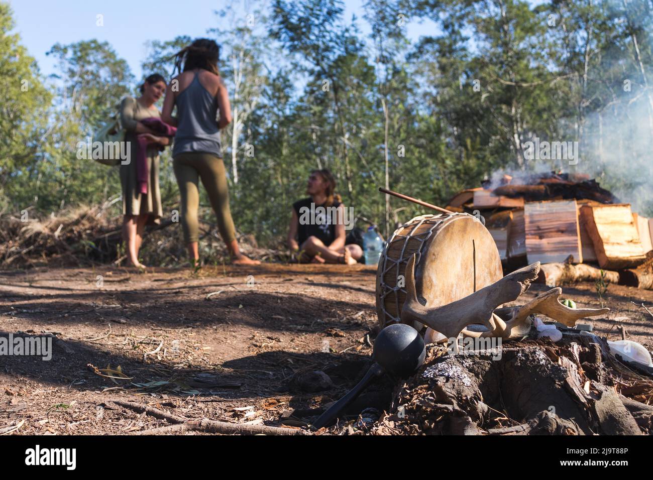 Sweat lodge ground hi res stock photography and images Alamy