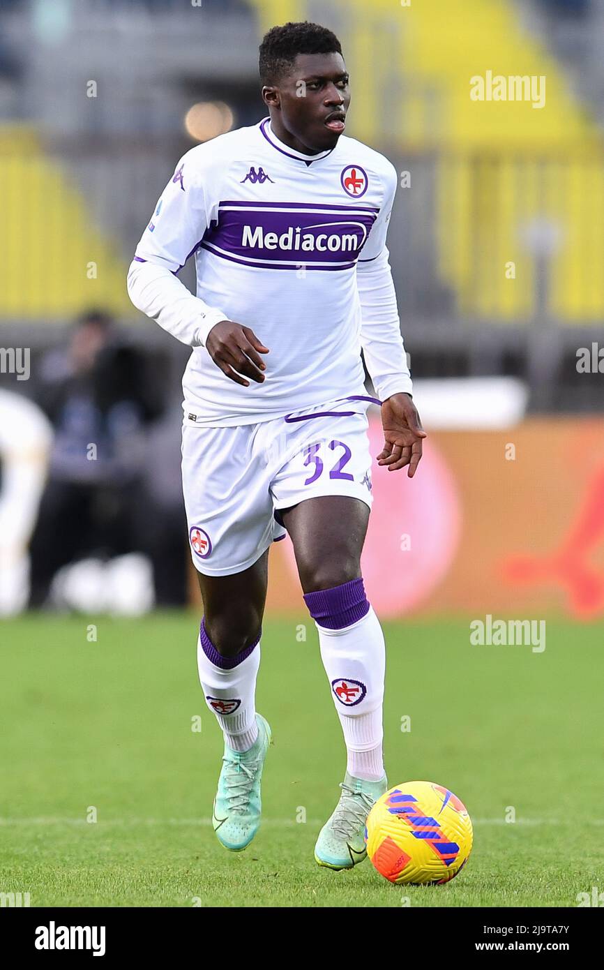 Empoli, Italy. 27th Nov, 2021. Alfred Duncan (Fiorentina) during Empoli FC  vs ACF Fiorentina, italian soccer