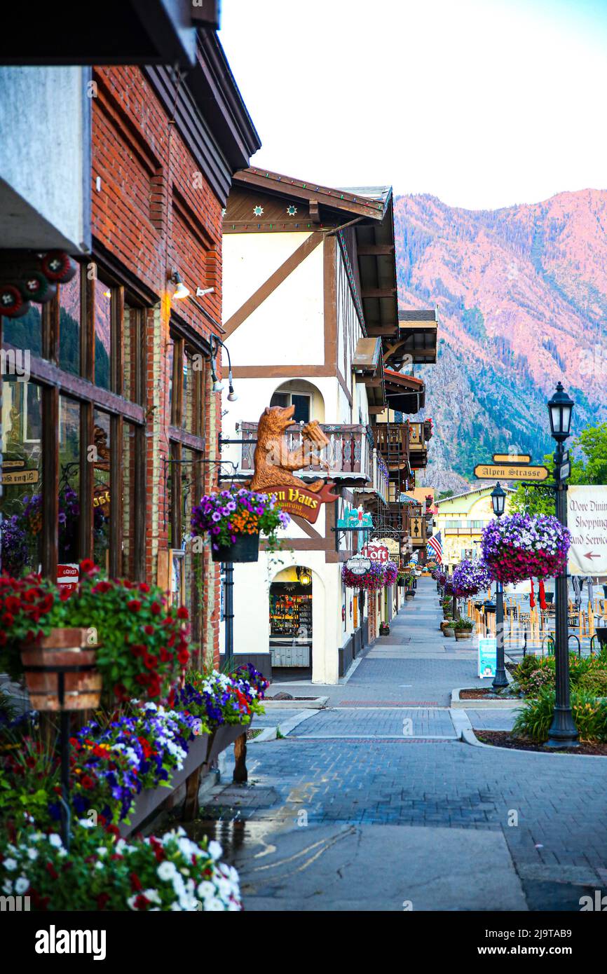 Leavenworth, Washington State, USA. Oktoberfest Stock Photo Alamy