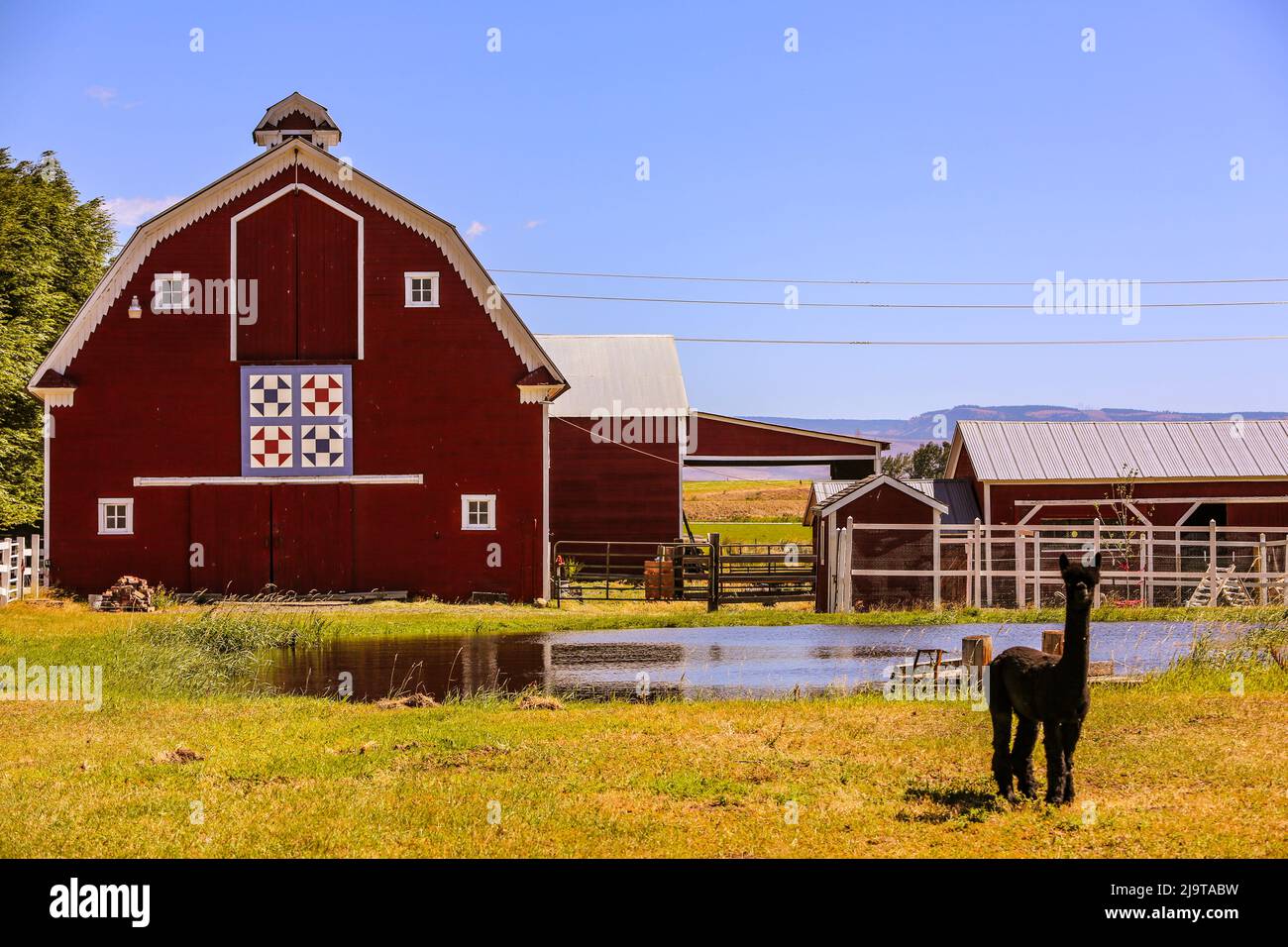 Ellensburg, Washington State, USA. Barn and Quilt Trail Stock Photo Alamy