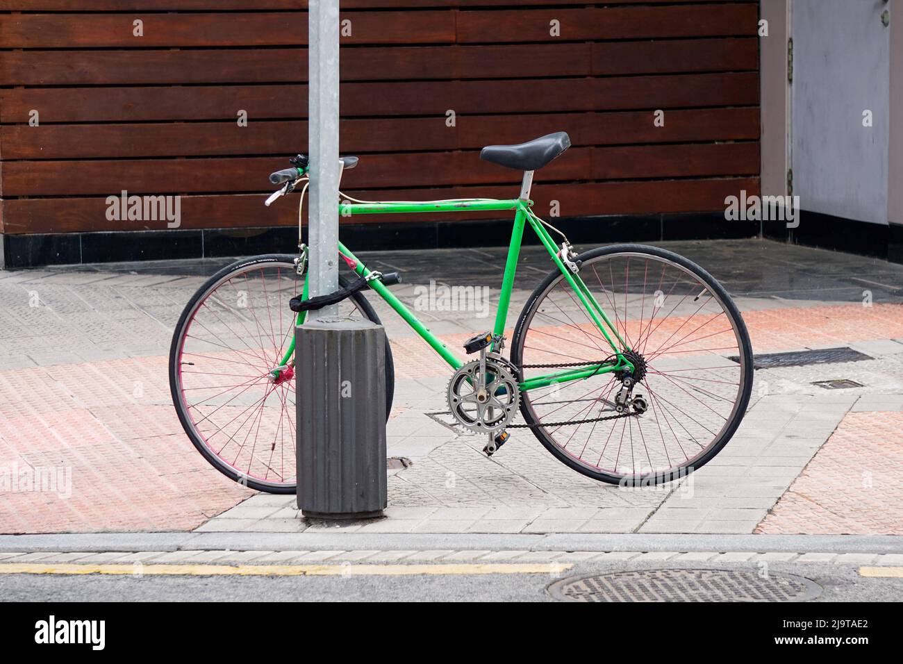 bicycle mode of transportation in the city Stock Photo Alamy