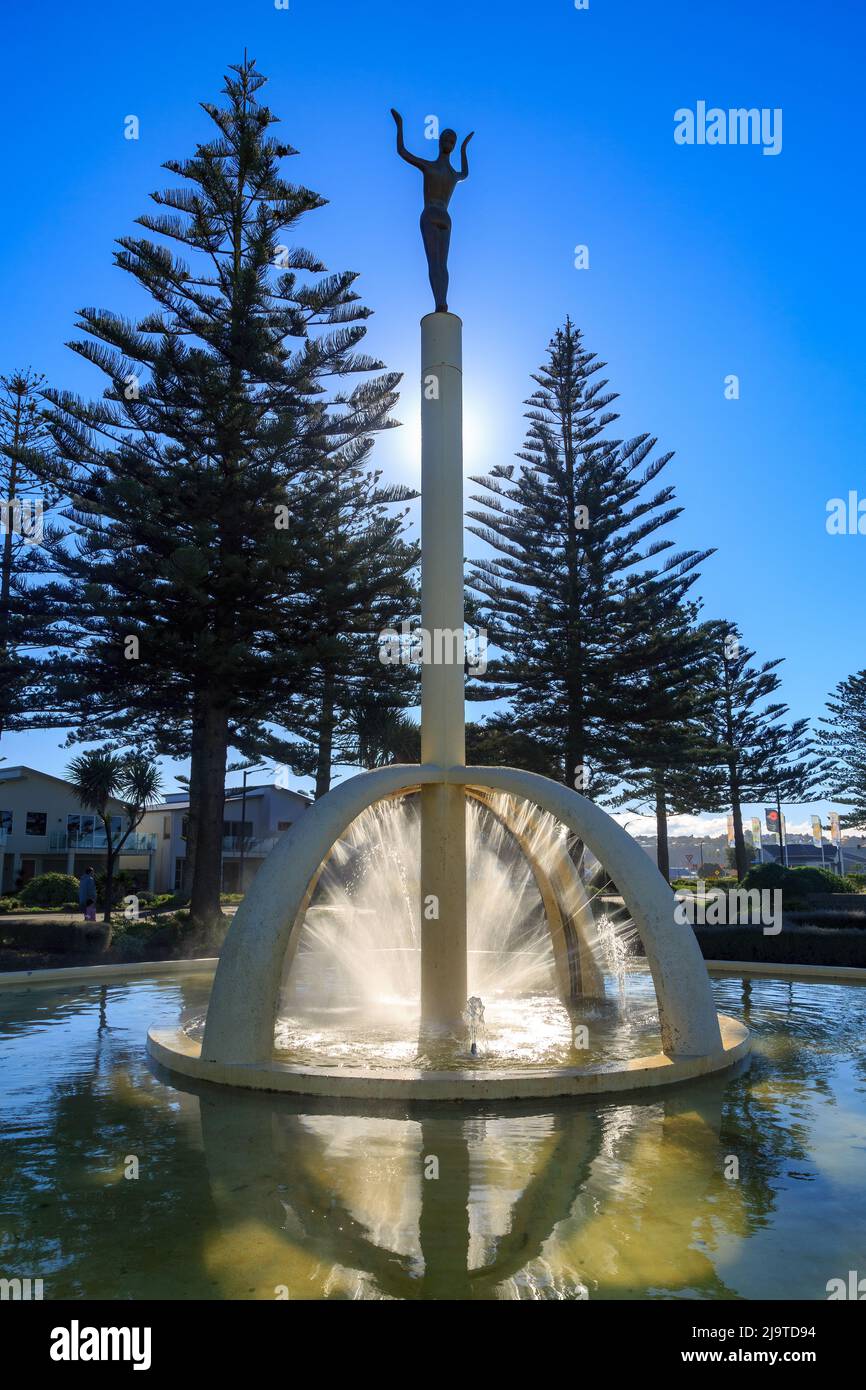 Napier, New Zealand. The Gilray fountain, more commonly known as "The