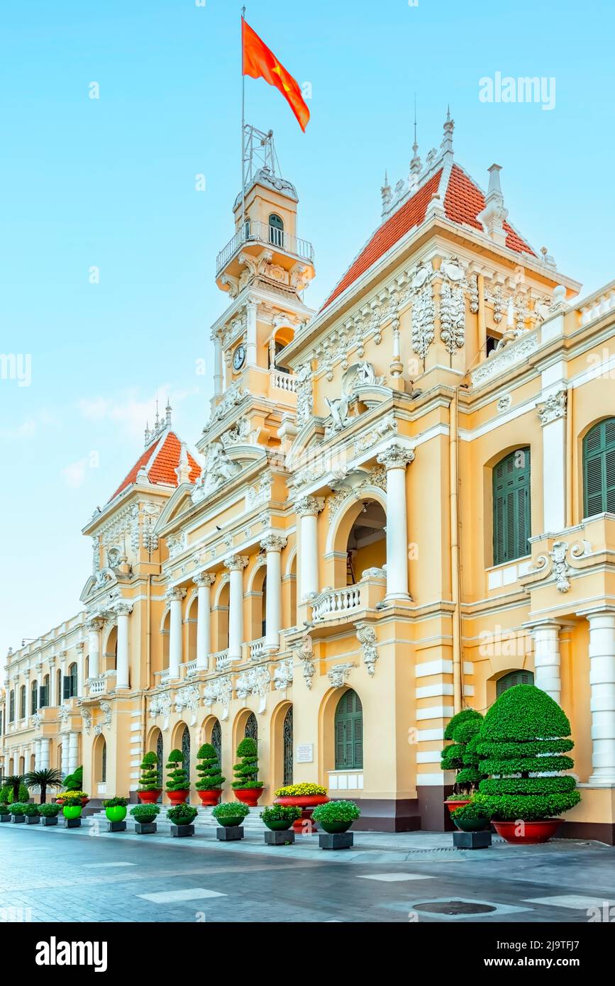 City hall in Ho Chi Minh city Stock Photo