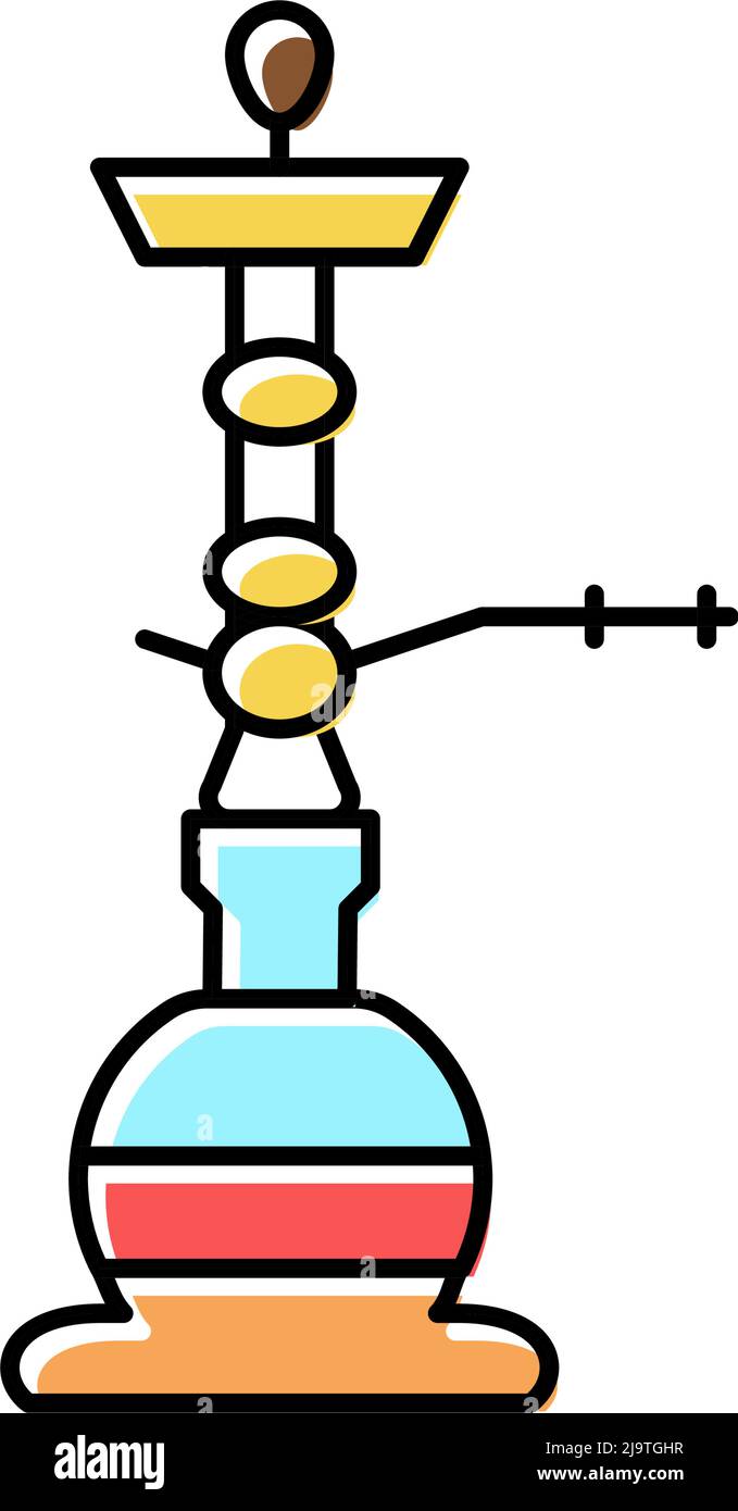 egyptian hookah color icon vector illustration Stock Vector Image & Art ...