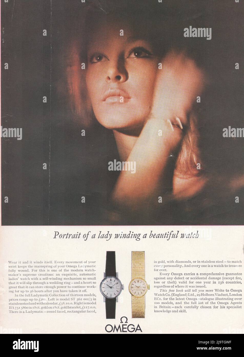 OMEGA watch Swiss made Swiss watch advertisement paper advert day date