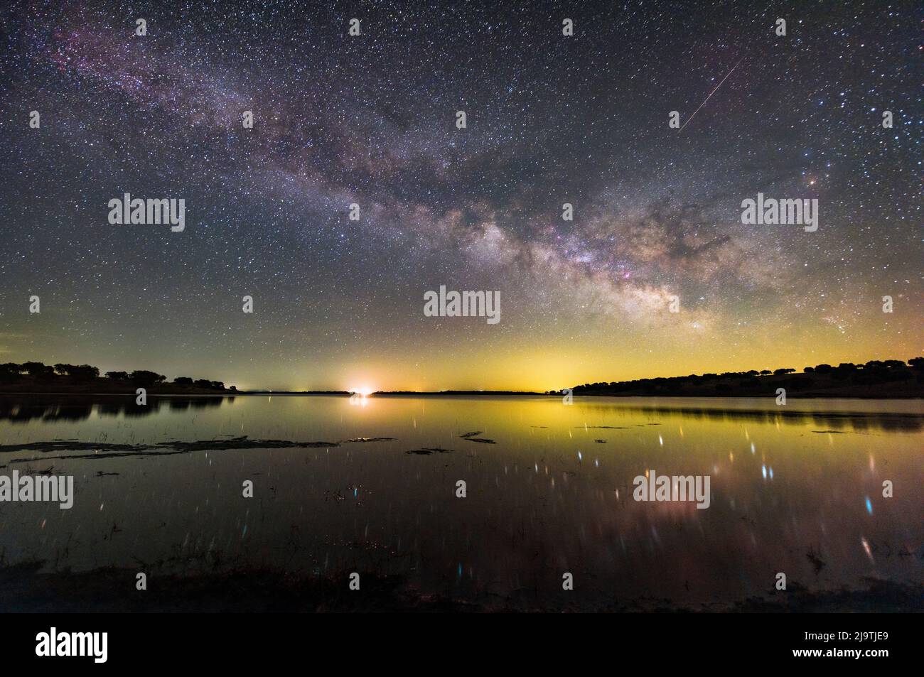 milky-way-rising-over-alqueva-lake-portugal-stock-photo-alamy