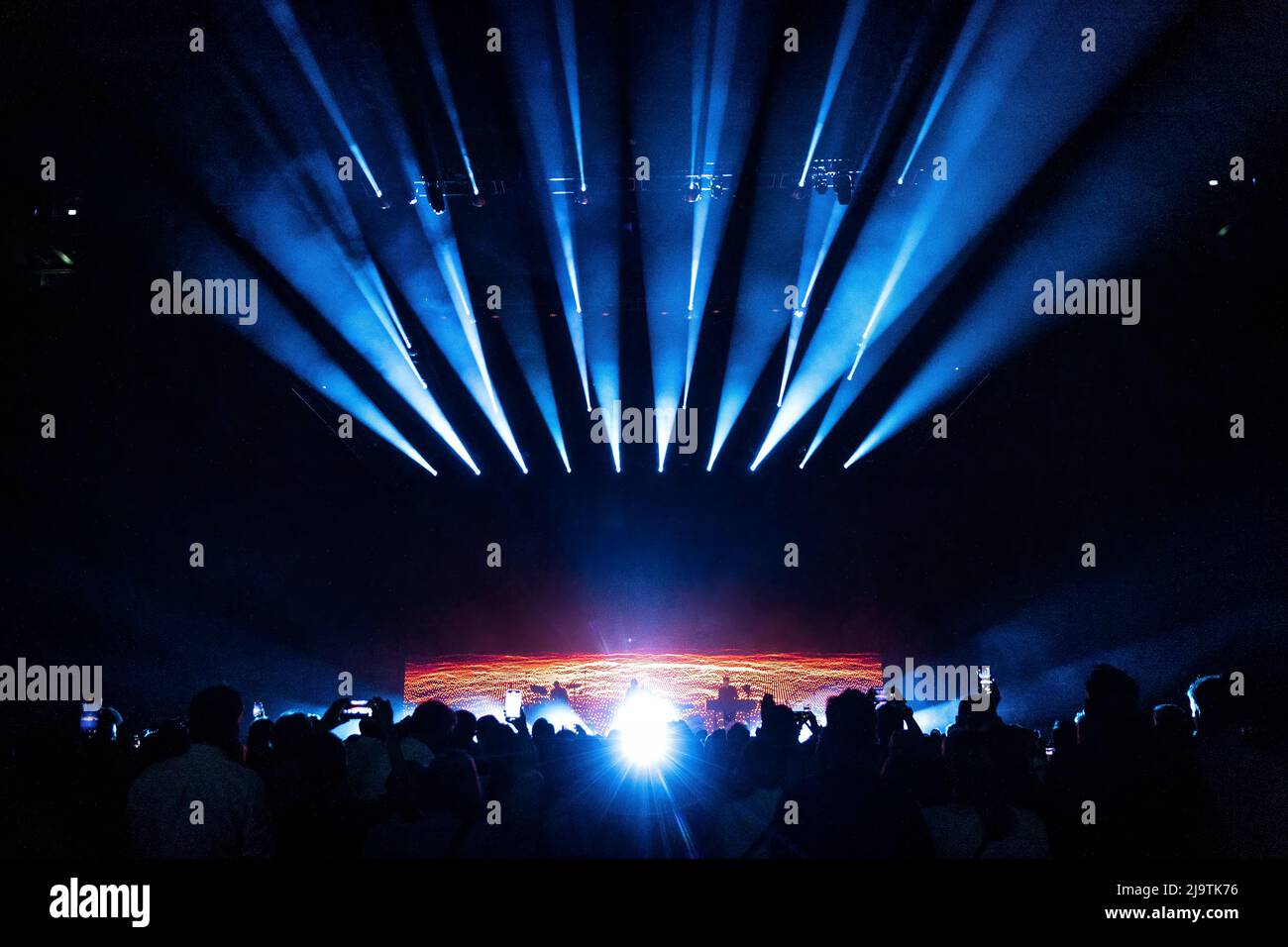 Oslo, Norway. 20th, May 2022. The Norwegian pop group a-ha performs a