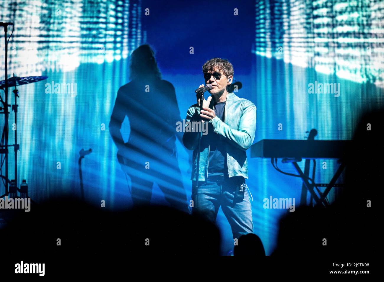 Oslo, Norway. 20th, May 2022. The Norwegian pop group a-ha performs a