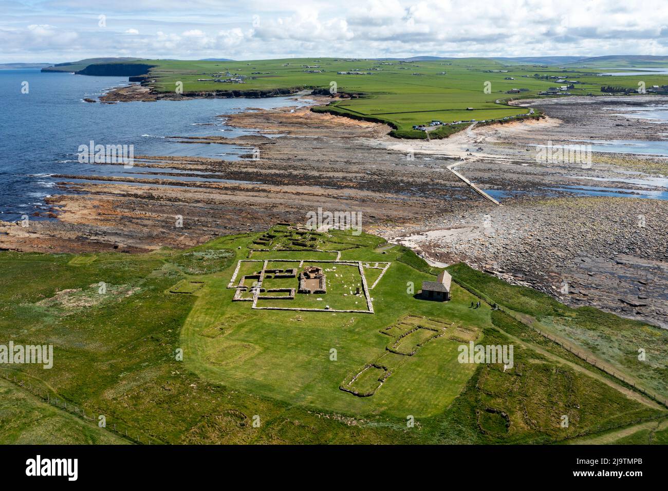 Brough Of Birsay Aerial Hi res Stock Photography And Images Alamy